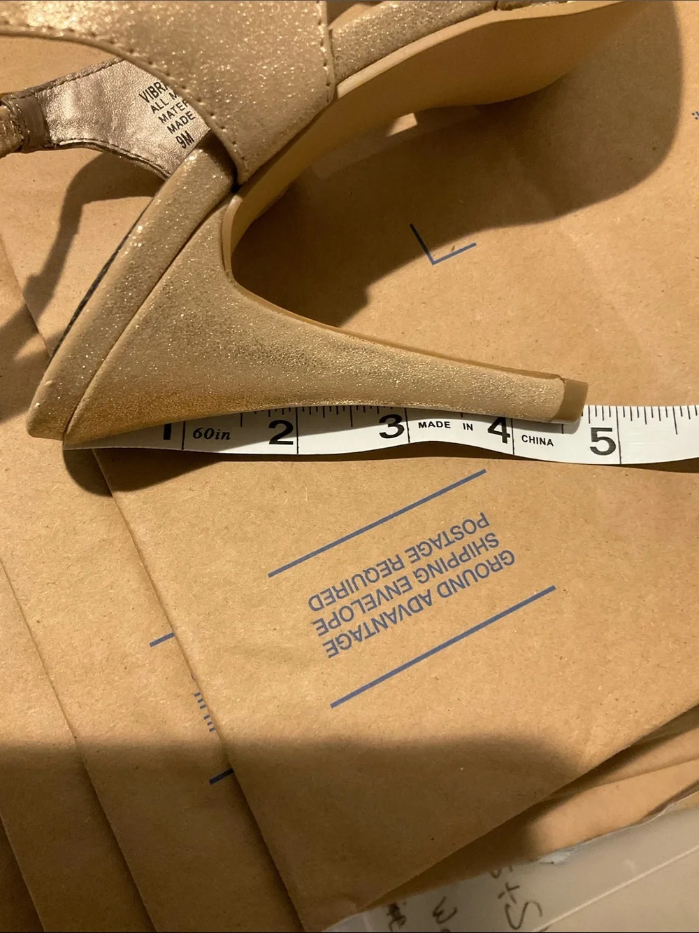NIB Jellypop Metallic Slingbacks